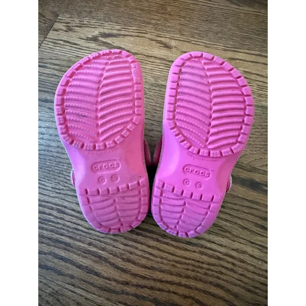 Crocs Kids Classic Glitter Clog